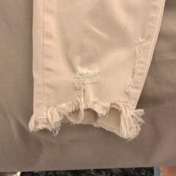 Darker white, ripped J Brand jeans - Picture 5 of 6